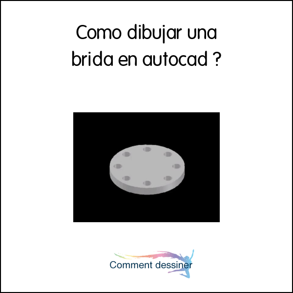 Como dibujar una brida en autocad